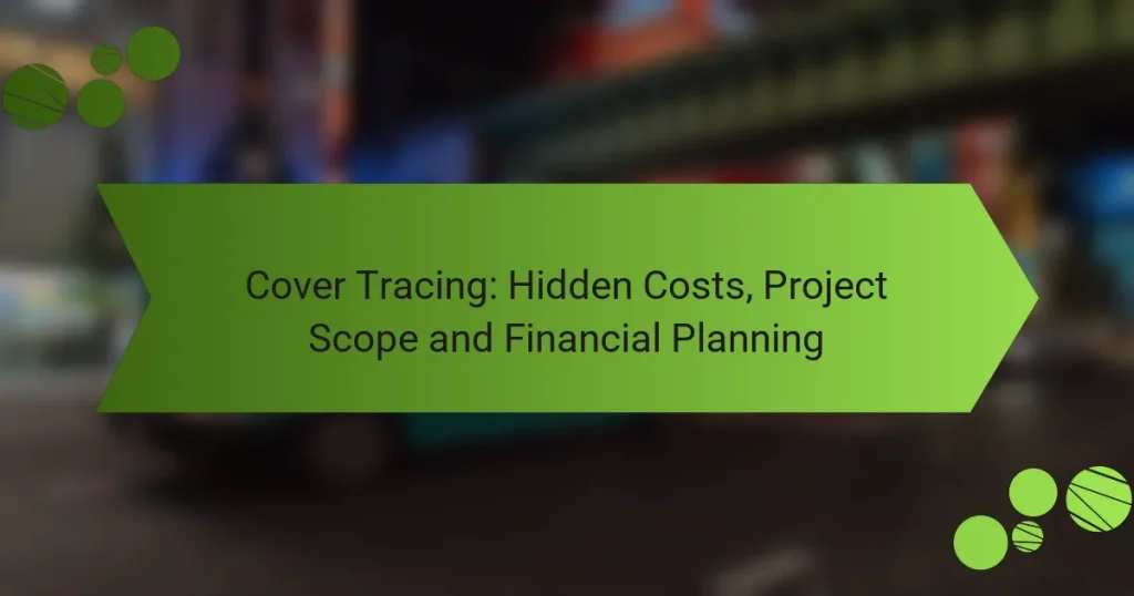 Cover Tracing: Hidden Costs, Project Scope and Financial Planning