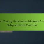 Cover Tracing: Homeowner Mistakes, Project Delays and Cost Overruns
