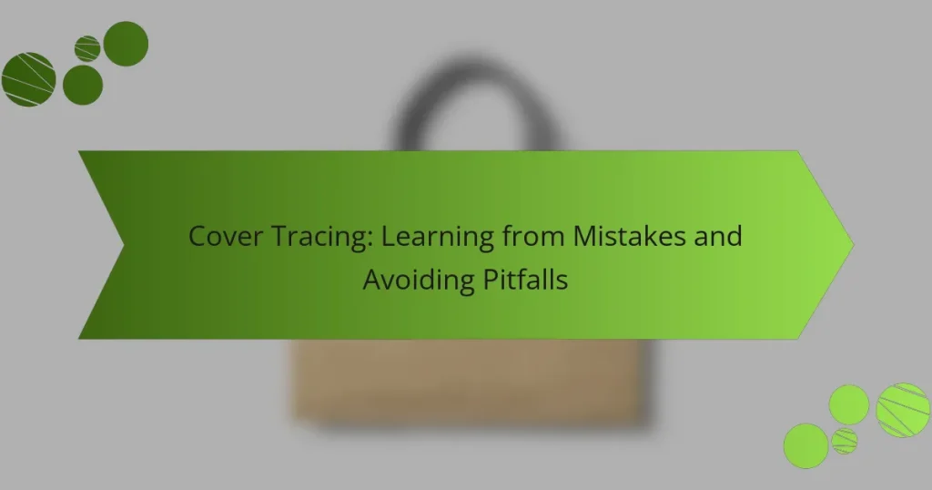 Cover Tracing: Learning from Mistakes and Avoiding Pitfalls