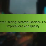 Cover Tracing: Material Choices, Cost Implications and Quality