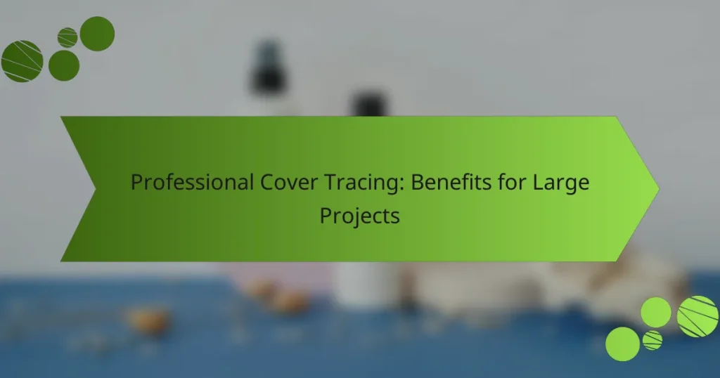 Professional Cover Tracing: Benefits for Large Projects